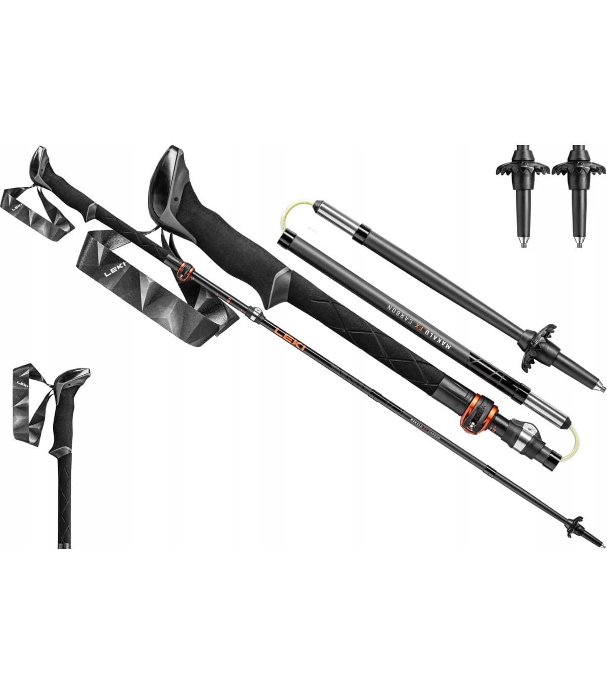 Kije trekkingowe Leki Makalu Pro FX Carbon regulowana długość