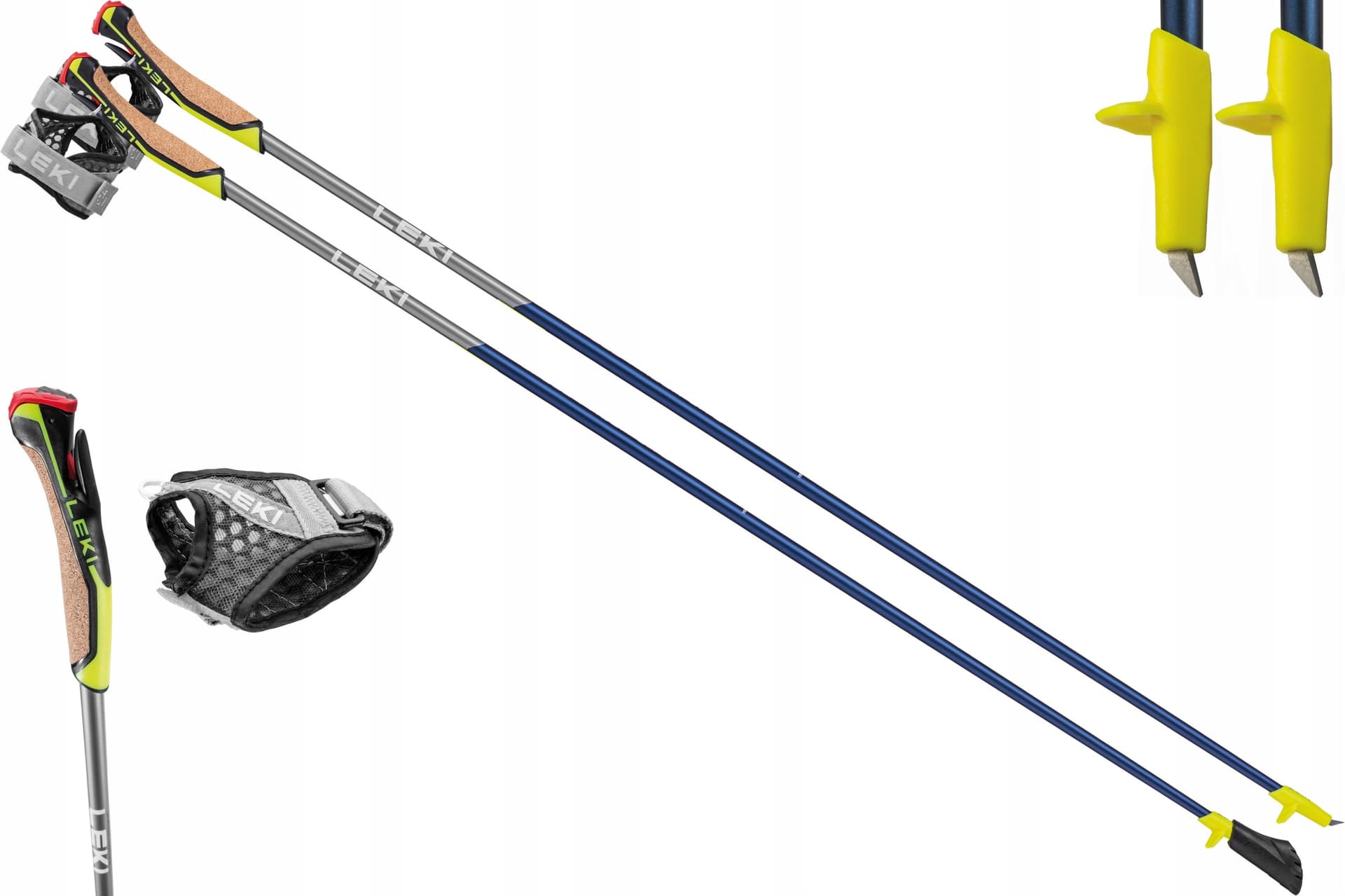 Kijki trekkingowe karbonowe Leki Speed Pacer Lite 130 cm