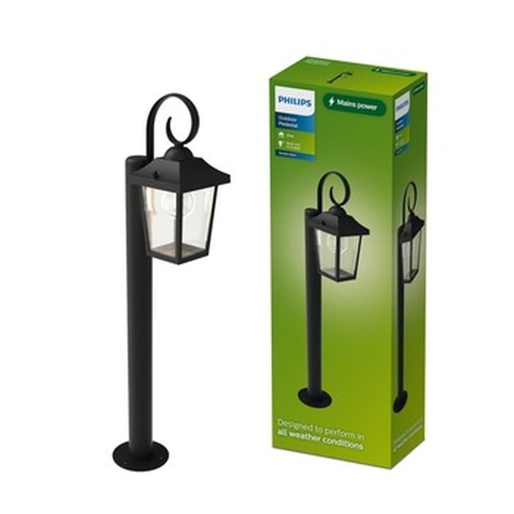 Kinkiet LED słupek ogrodowy Buzza 75 cm czarny