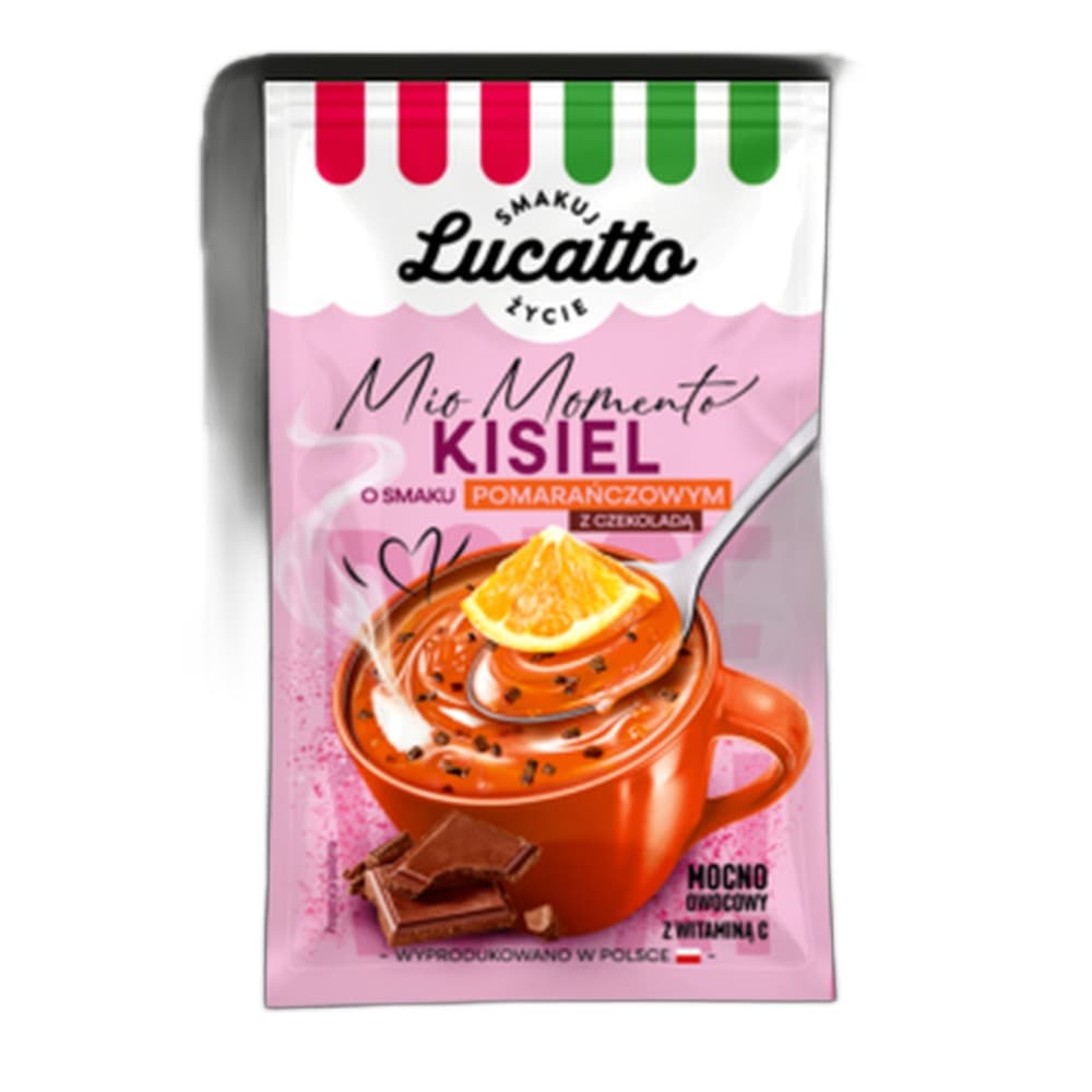 Kisiel pomarańcza z nutką czekolady Lucatto 30g