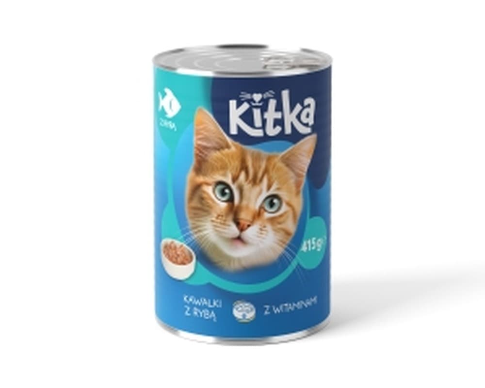 Kitka Puszysta Ryba Karma dla Kota 415 g