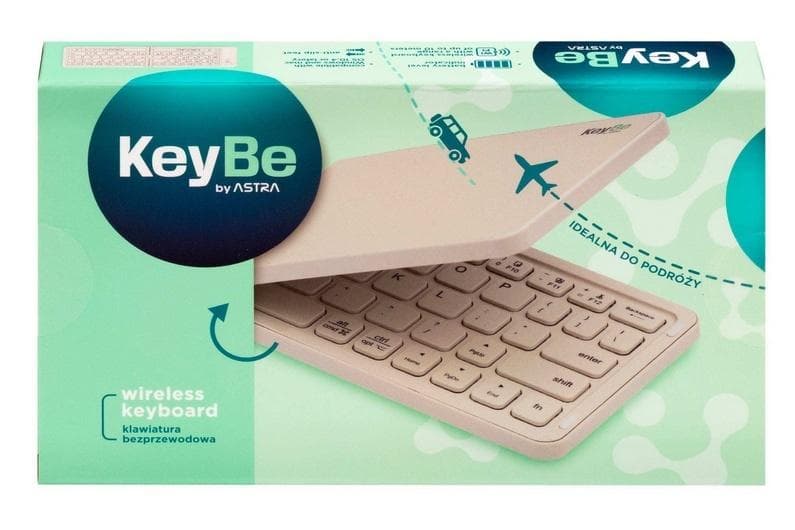 Klawiatura bezprzewodowa Bluetooth 5.2 KeyBe Olive składana 67 klawiszy USB-C