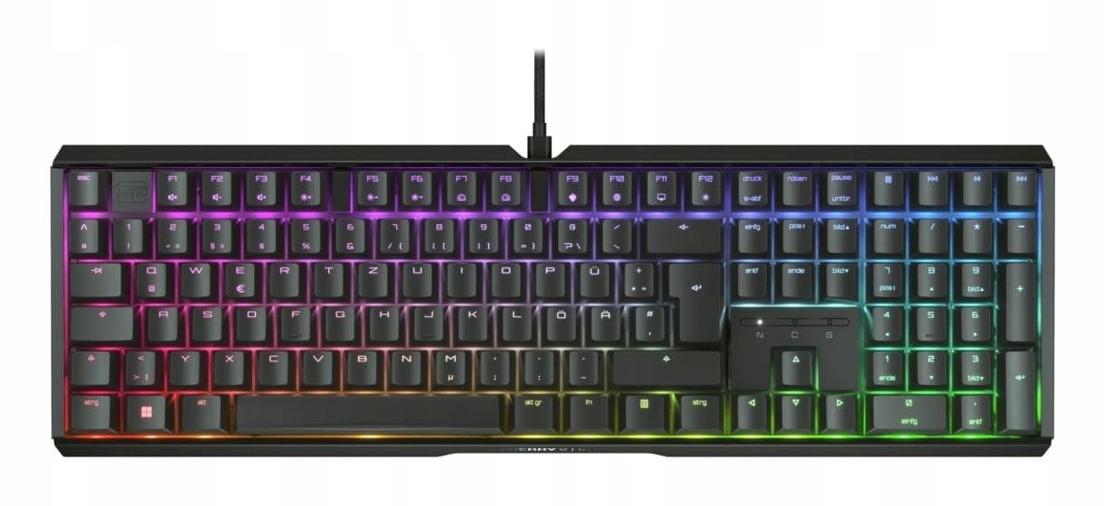 Klawiatura Cherry Xtrfy MX 3.1, Cherry MX2A BROWN, DE, USB, aluminiowa obudowa