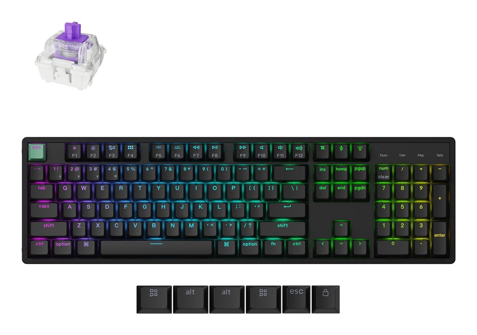 Klawiatura KEYBOARD KEYCHRON K10 HE BLACK