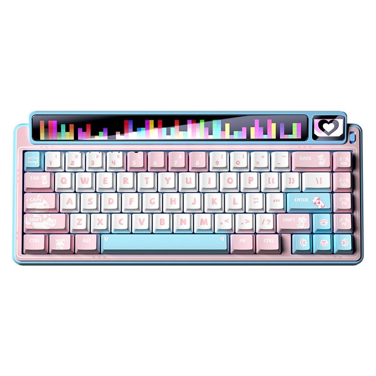 Klawiatura mechaniczna AMG65 z przełącznikami Blue LightFeather, podświetleniem RGB