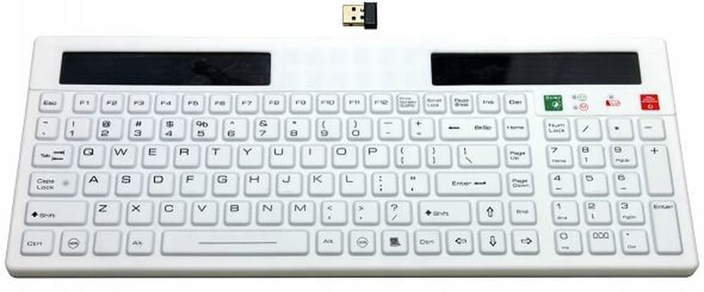 Klawiatura medyczna bezprzewodowa CHERRY AK-C4110 QWERTZ niemiecki układ biała