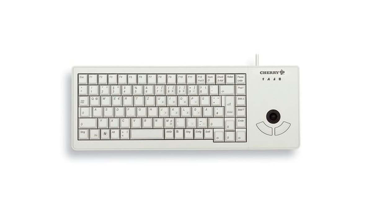 Klawiatura przewodowa Cherry ML5400 TKL 75% z trackballem szara