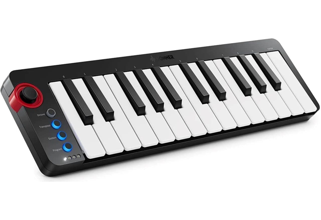 Klawiatura sterująca MIDI Donner N-25 25 klawiszy USB