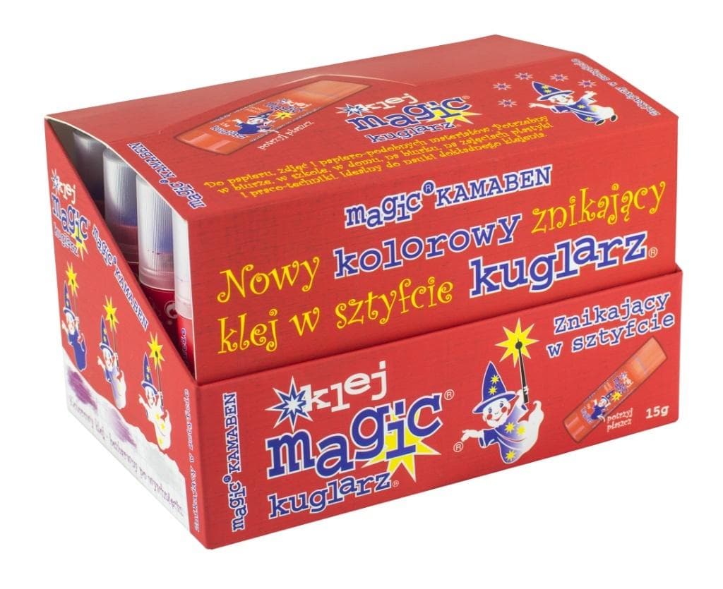 Klej Magic w sztyfcie Kuglarz 15 g 24 szt.