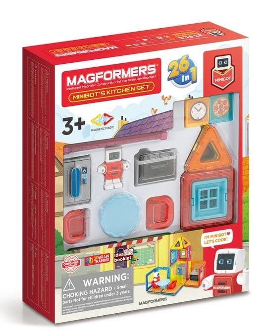 Klocki magnetyczne Magformers Minibot's Kitchen