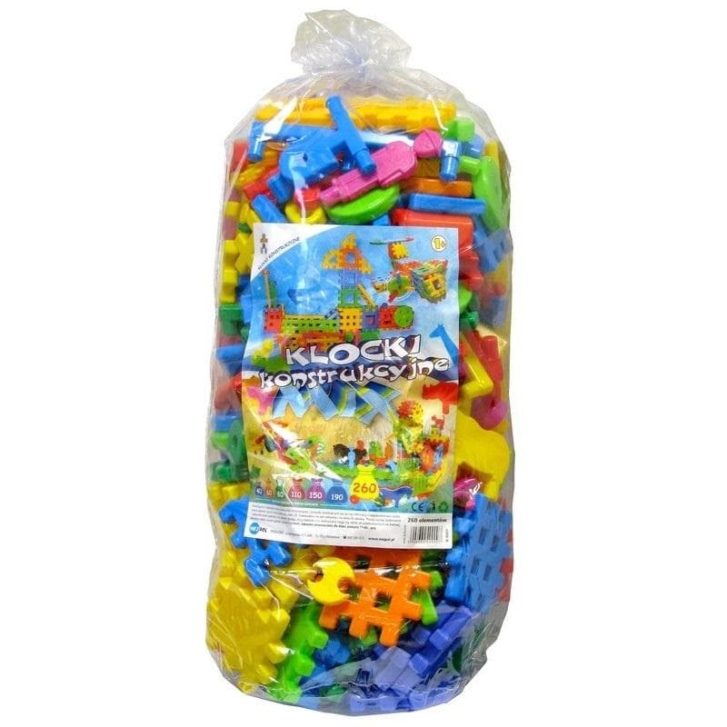 Klocki konstrukcyjne Baczek KK190 190 elementów