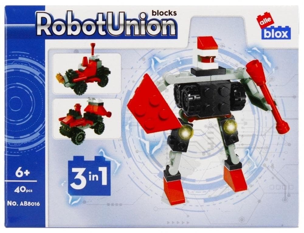 Klocki konstrukcyjne Robot 40 elementów