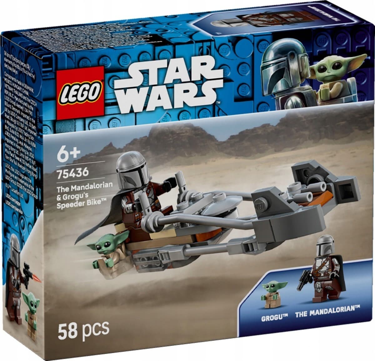LEGO Star Wars Ścigacz Mandaloriański i Grogu Zestaw