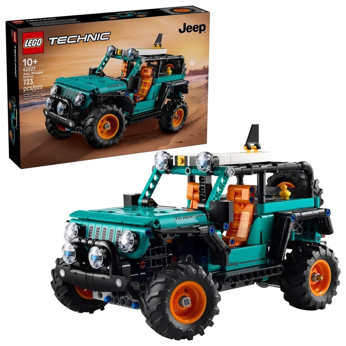 Klocki LEGO Technic 42227 SUV Jeep Wrangler Rubicon 723 elementy
