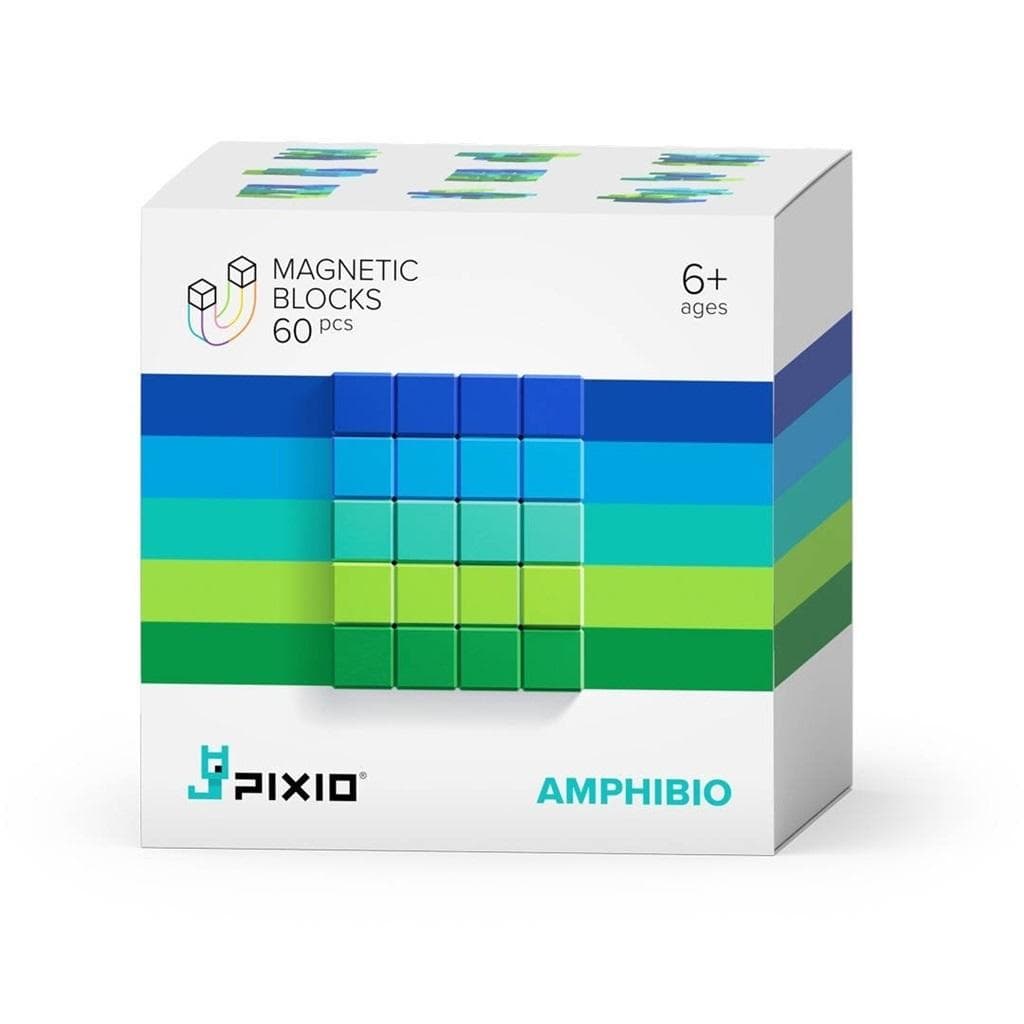 Klocki magnetyczne Pixio 60 elementów Amphibio