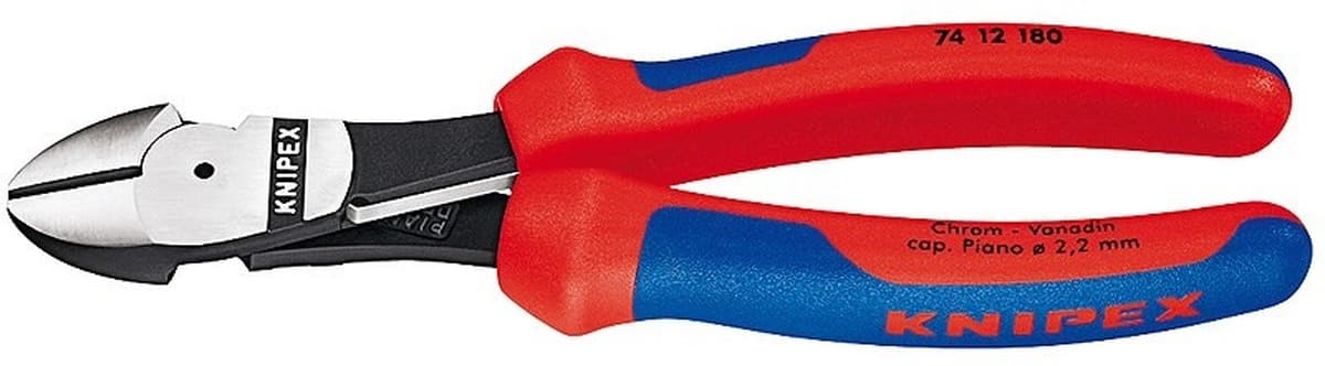 Knipex 74 12 180 Szczypce Ukośne 180 mm do cięcia przewodów