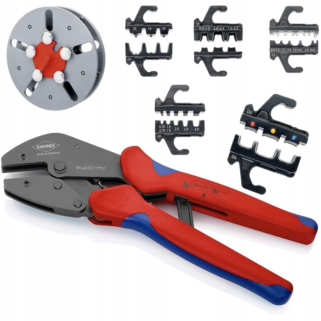 Zaciskarka do Kabli 97 33 02 Niebiesko-czerwona Knipex