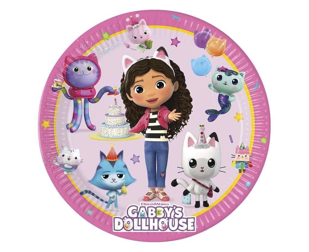 Koci Domek Gabi Talerzyki papierowe 23 cm 8 sztuk