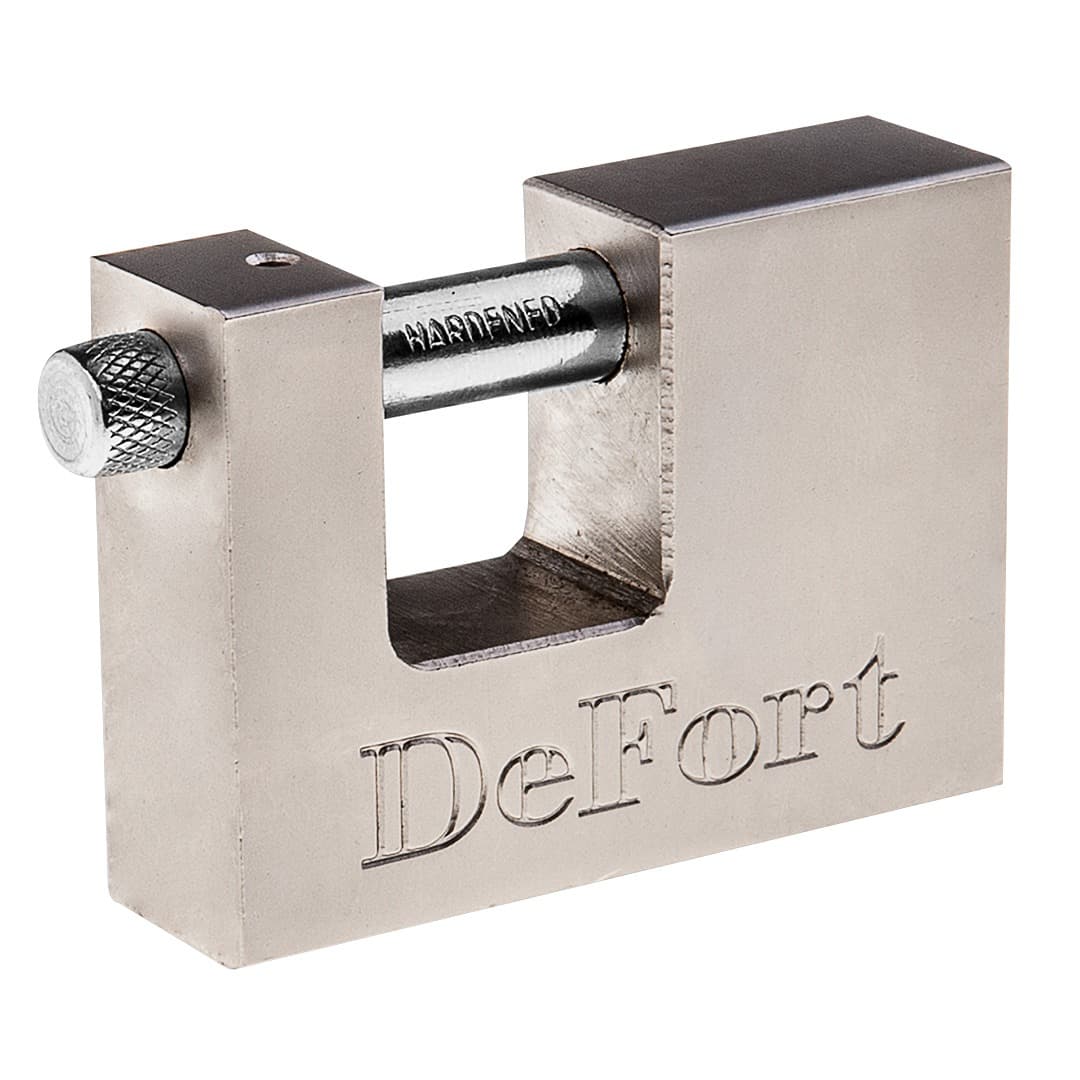 Kłódka trzpieniowa Defort 70 mm z 3 kluczami