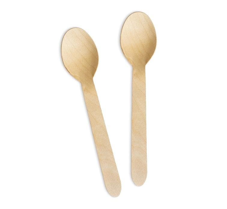 Łyżki drewniane ekologiczne 16 cm 100 sztuk