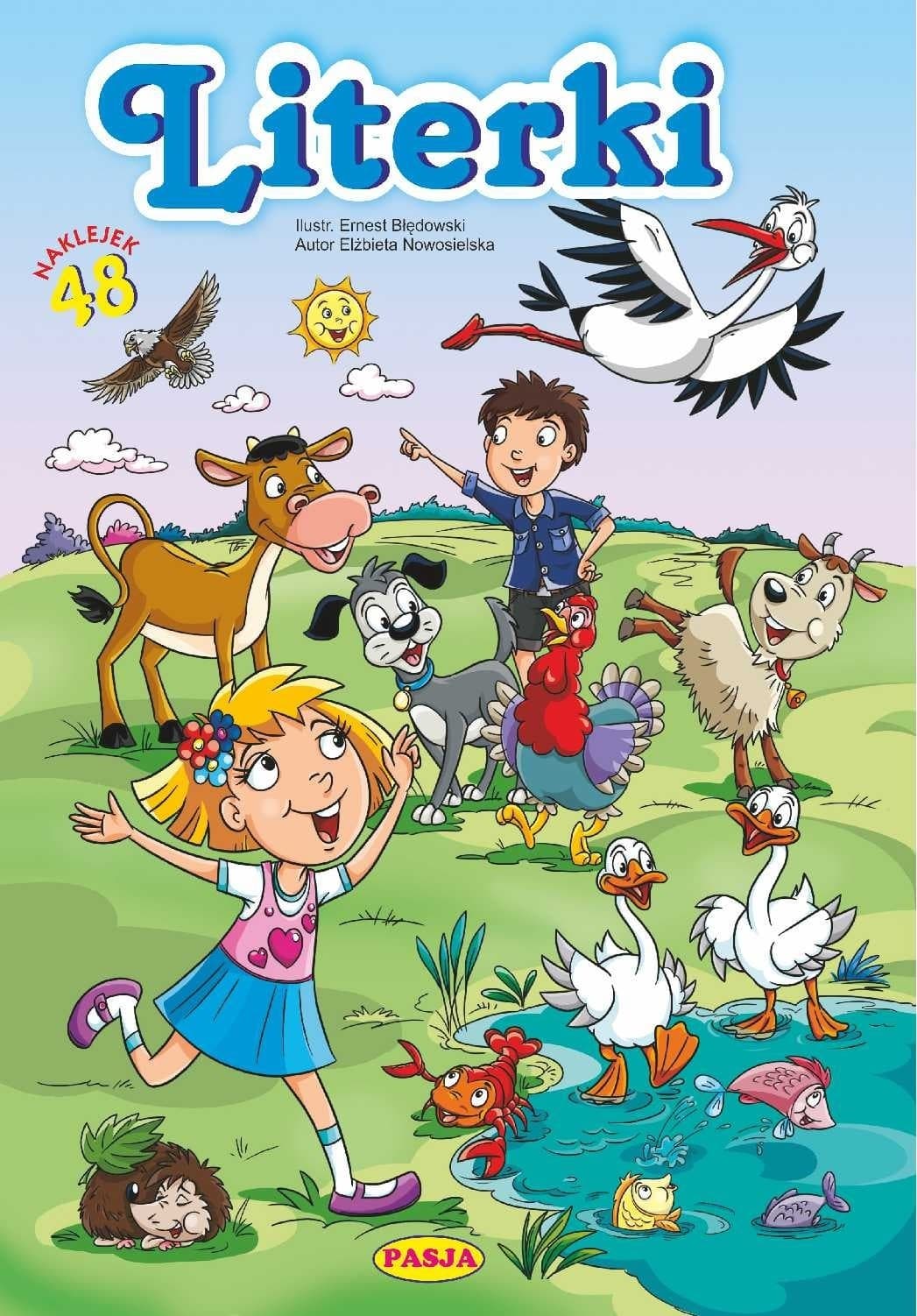 Kolorowanka dla dzieci Literki