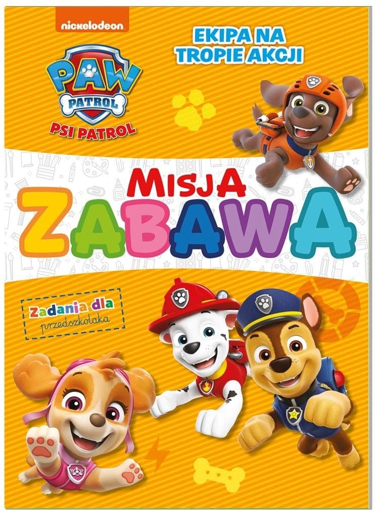 Kolorowanka dla dzieci - Psi Patrol Misja zabawa 2