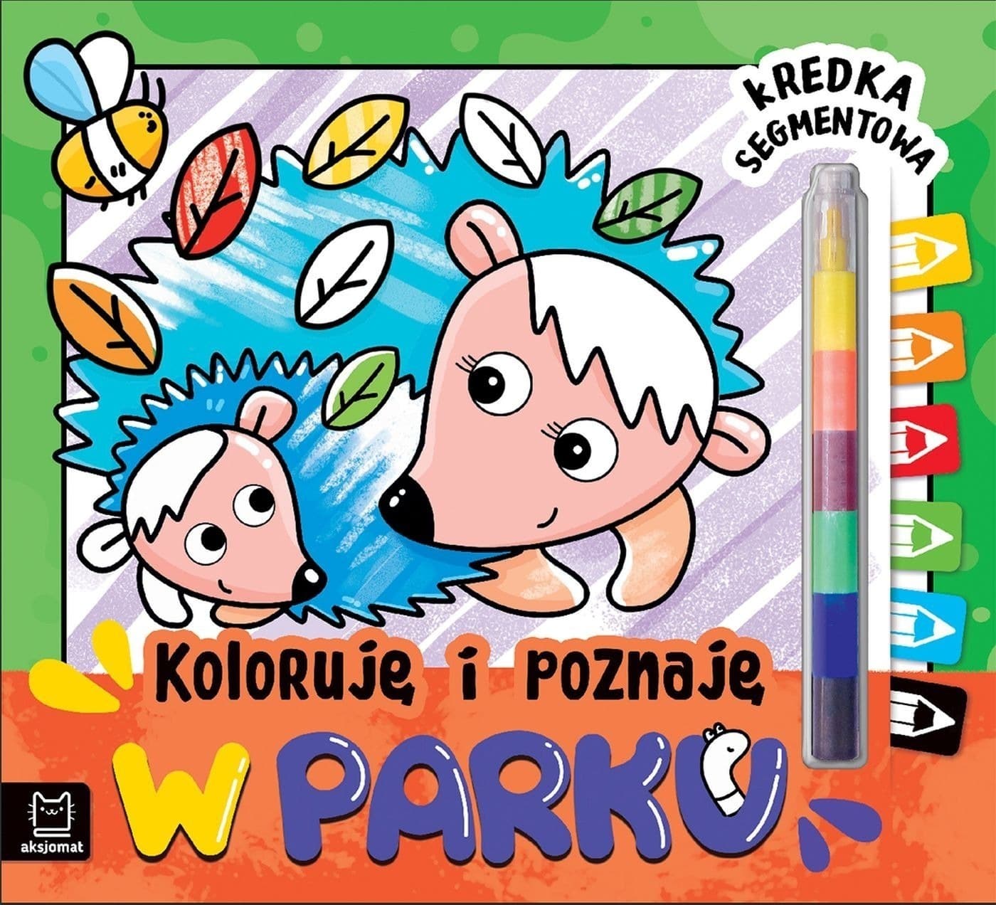 Kolorowanka dla dzieci W Parku Kredka segmentowa