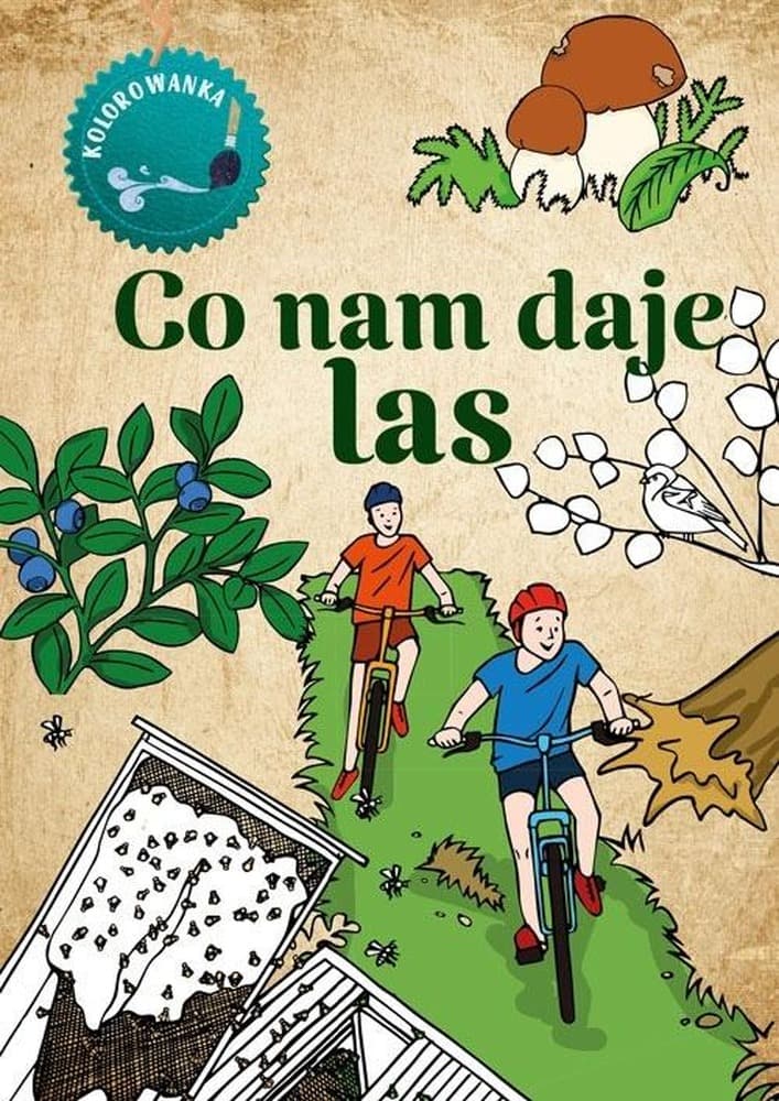 Kolorowanka Edukacyjna Co Nam Daje Las Katarzyna Kopiec Sekieta