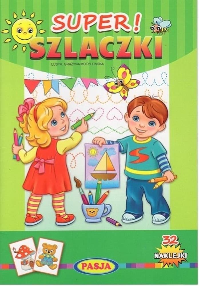 Kolorowanka edukacyjna z naklejkami