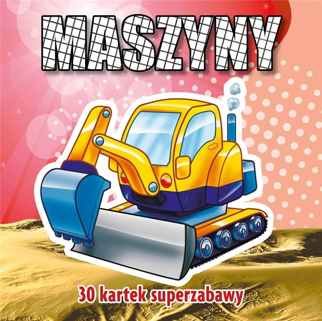 Kolorowanka notesowa dla dzieci Maszyny