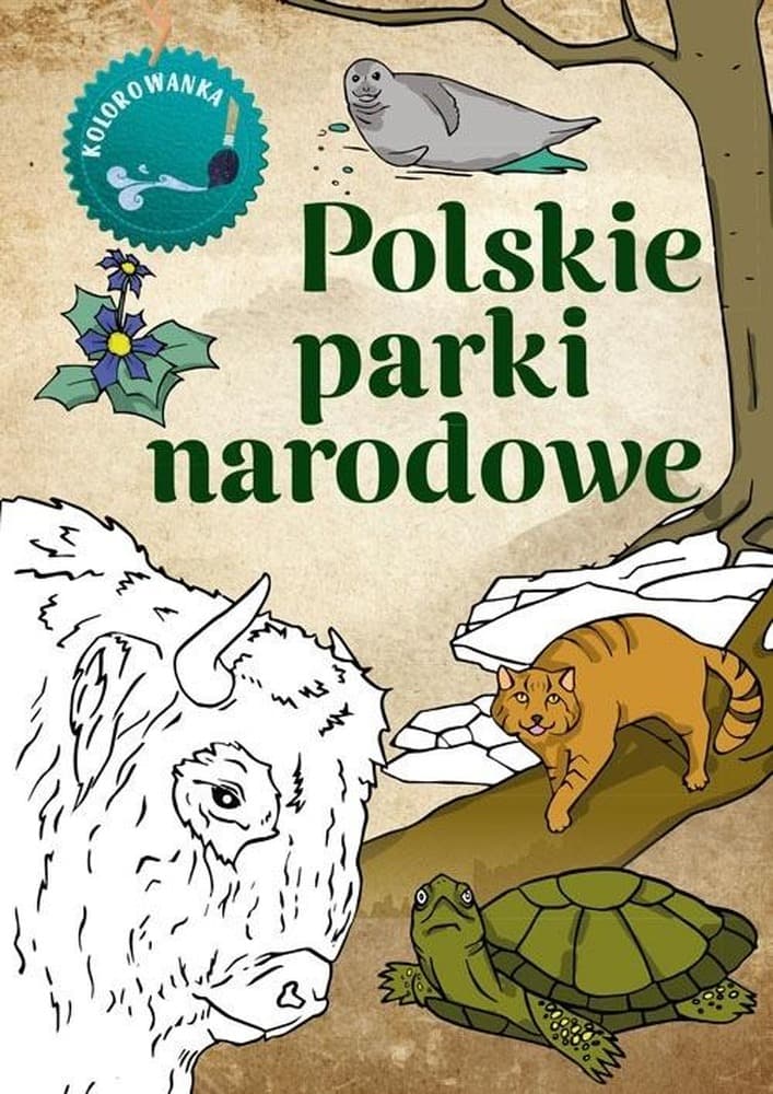 Kolorowanka Polskie Parki Narodowe Katarzyna Kopiec Sekieta