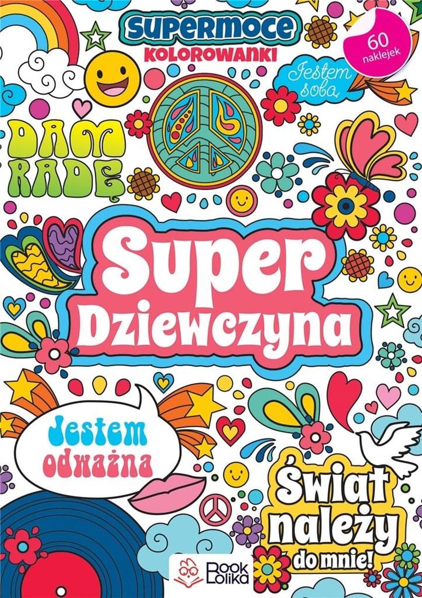 Kolorowanka Super Dziewczyna SuperMoce - książka dla dzieci