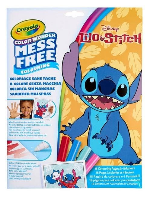 Kolorowanka Lilo i Stitch z flamastrami Color Wonder 18 stron