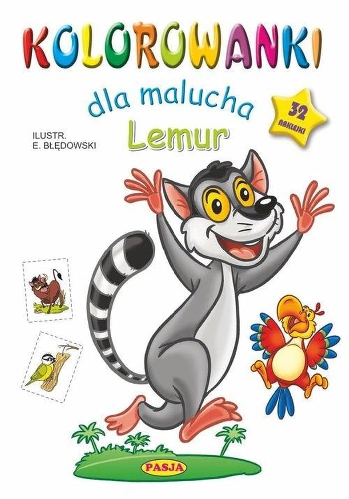Kolorowanka z naklejkami dla najmłodszych dla dzieci
