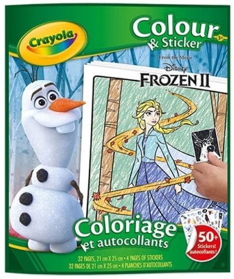 Kolorowanka z naklejkami Kraina Lodu 32 strony marki Crayola