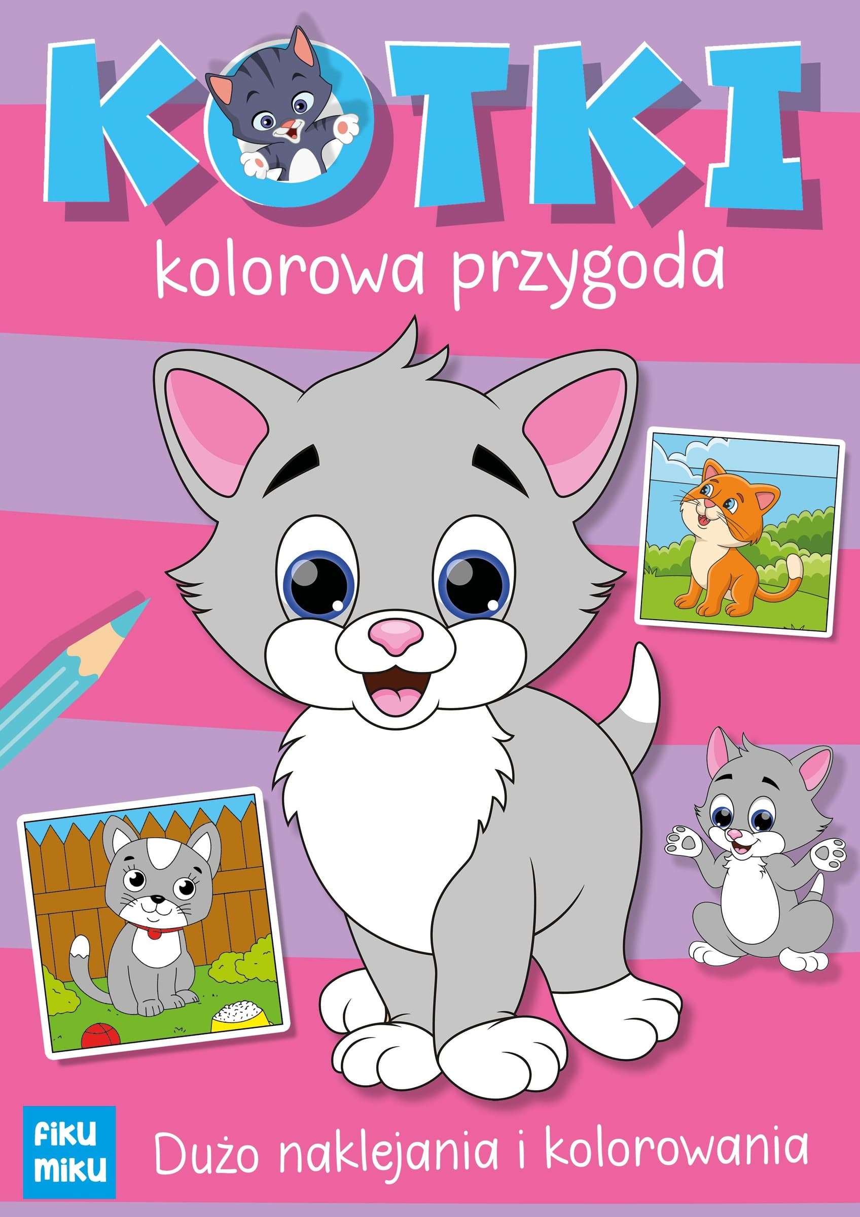 Kolorowanka z wykrojnika FIKU MIKU Kotki