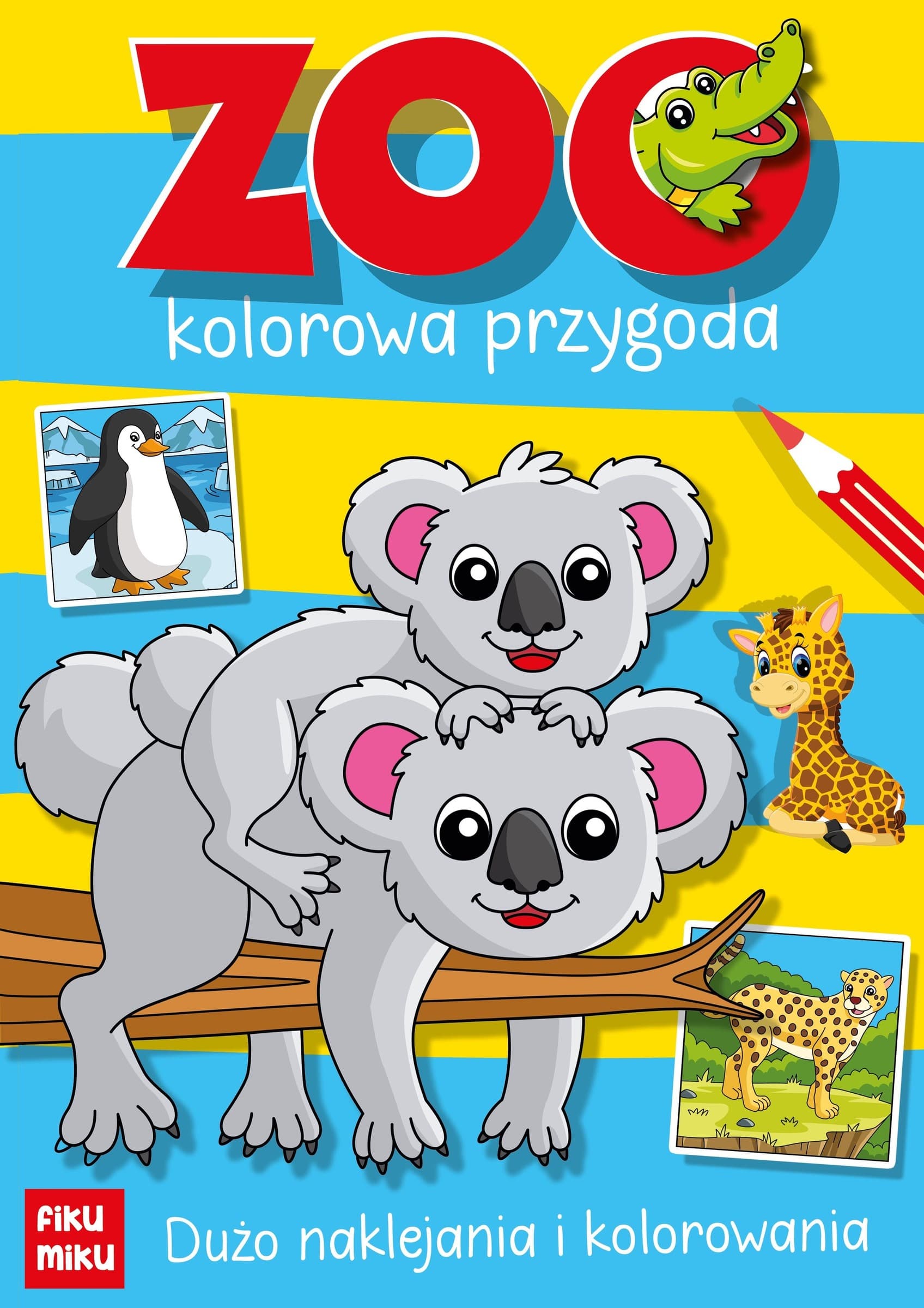 Kolorowanka z wykrojnika FIKU MIKU Zoo