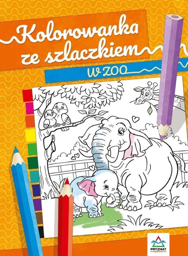 Kolorowanka ze szlaczkami W ZOO Natalia Logvanova