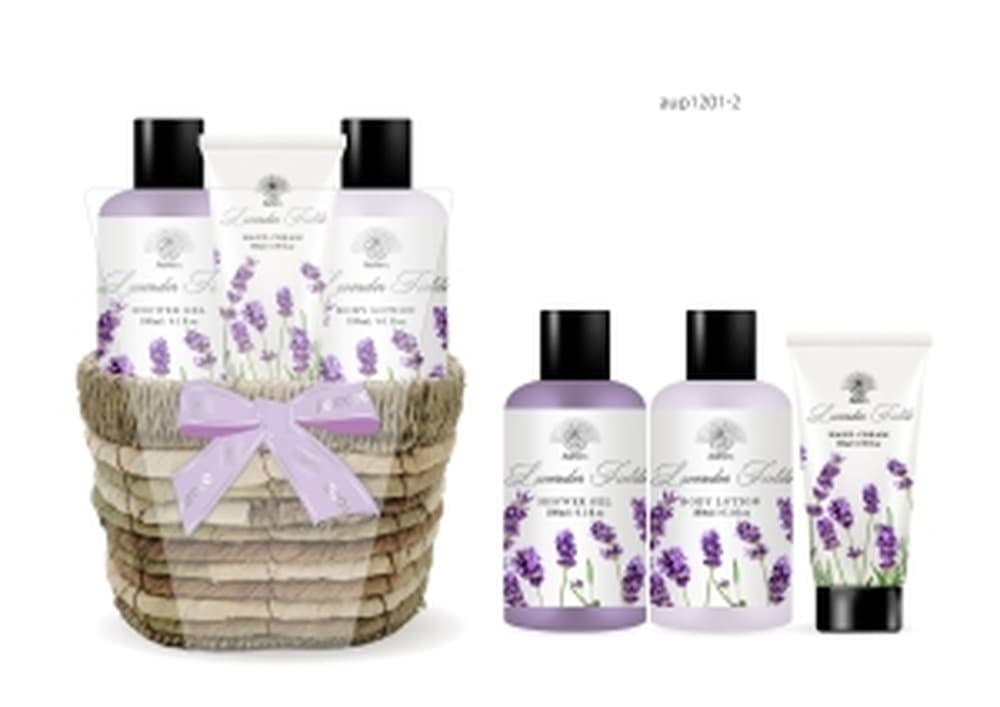 Aurora Komplet Koszy Łazienkowych Lavender 3-elementowy