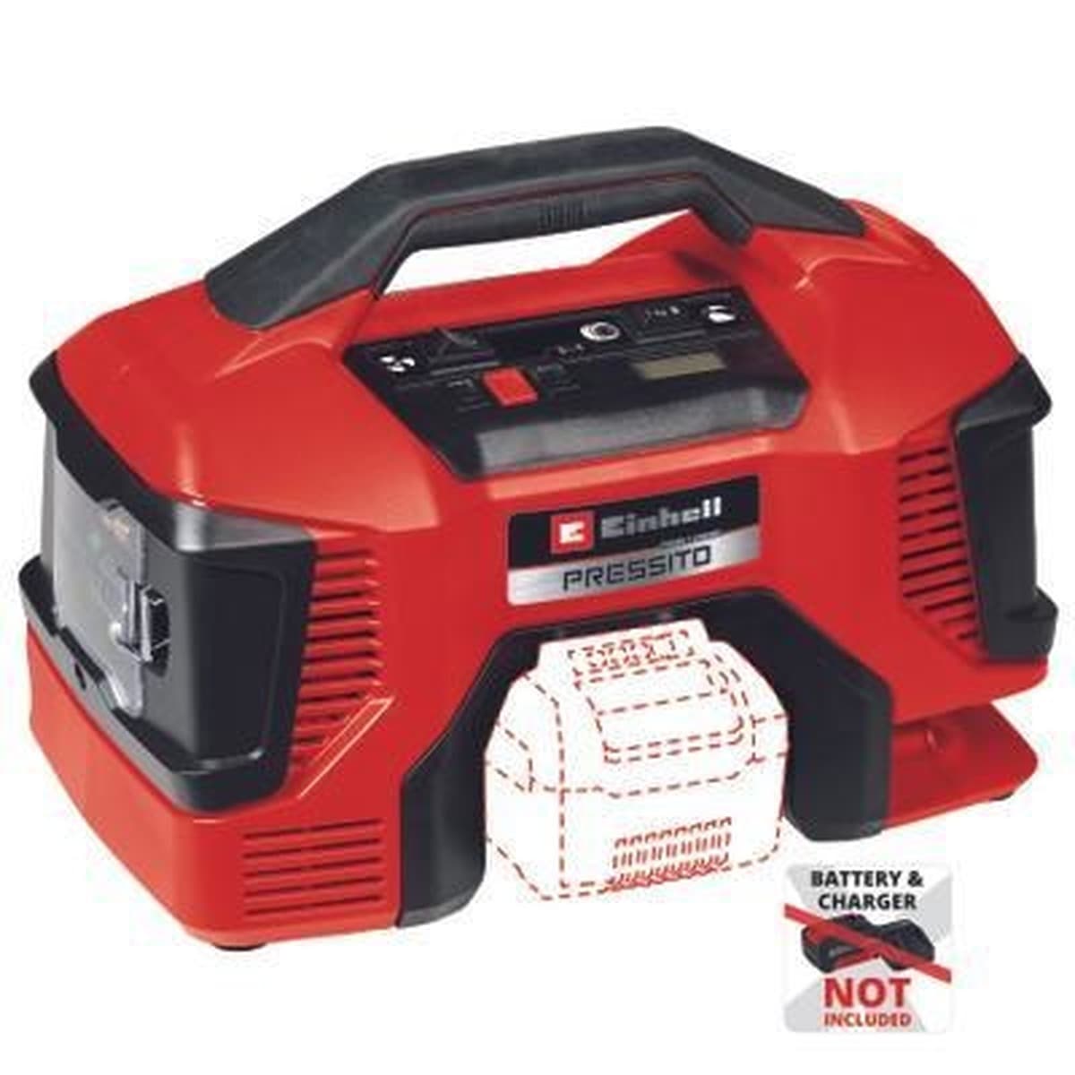 Kompresor akumulatorowy PRESSITO 18/21 Solo 18 V 10,5 bar 21 l/min czerwony