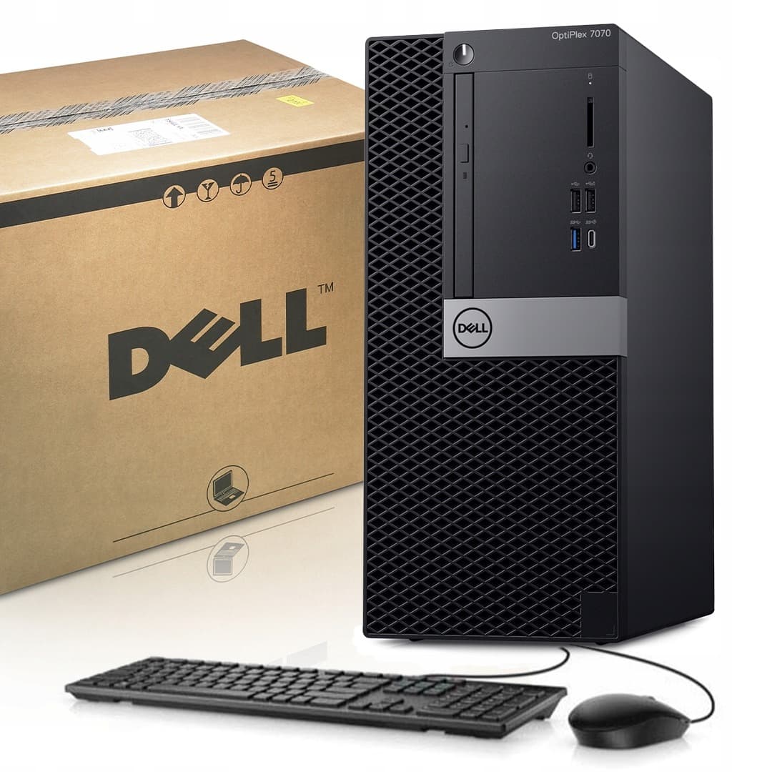 Komputer stacjonarny DELL OptiPlex 7070 i5-9500 16GB RAM 512GB SSD SFF Win11Pro Używany