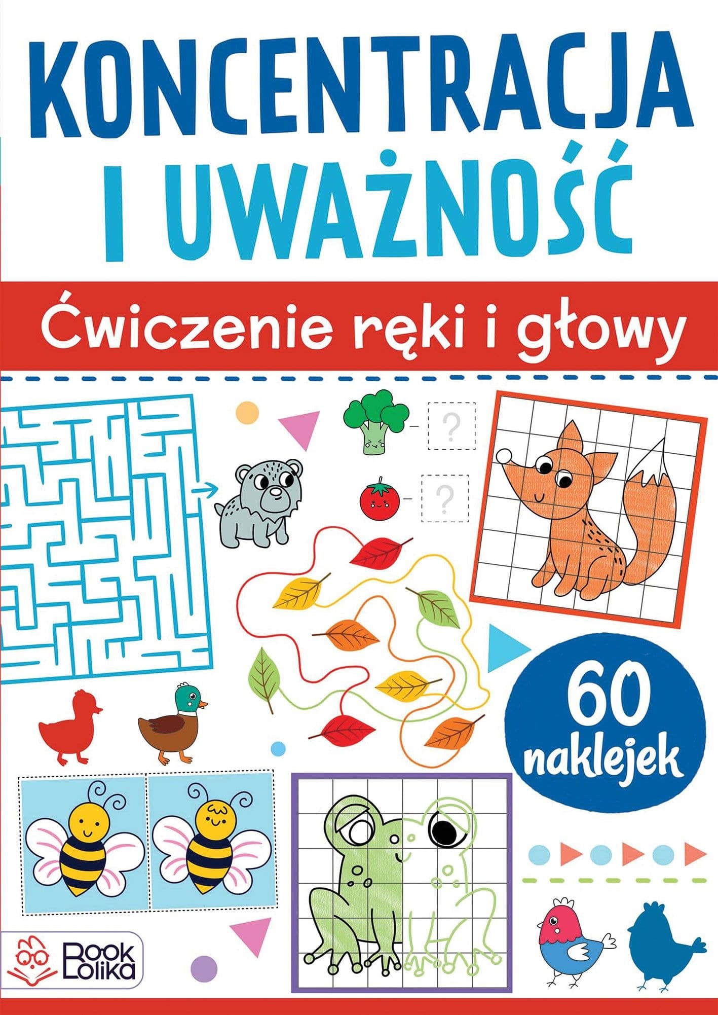 Koncentracja i Uważność Ćwiczenia Ręki i Głowy - książka dla dzieci