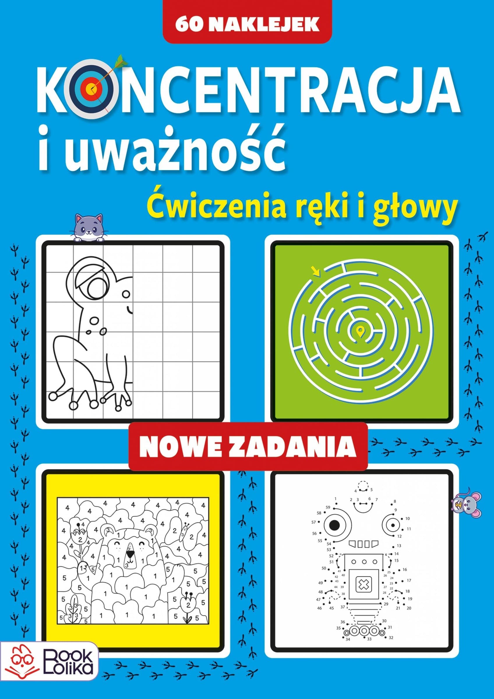 Koncentracja i Uważność Nowe Zadania - książka dla dzieci