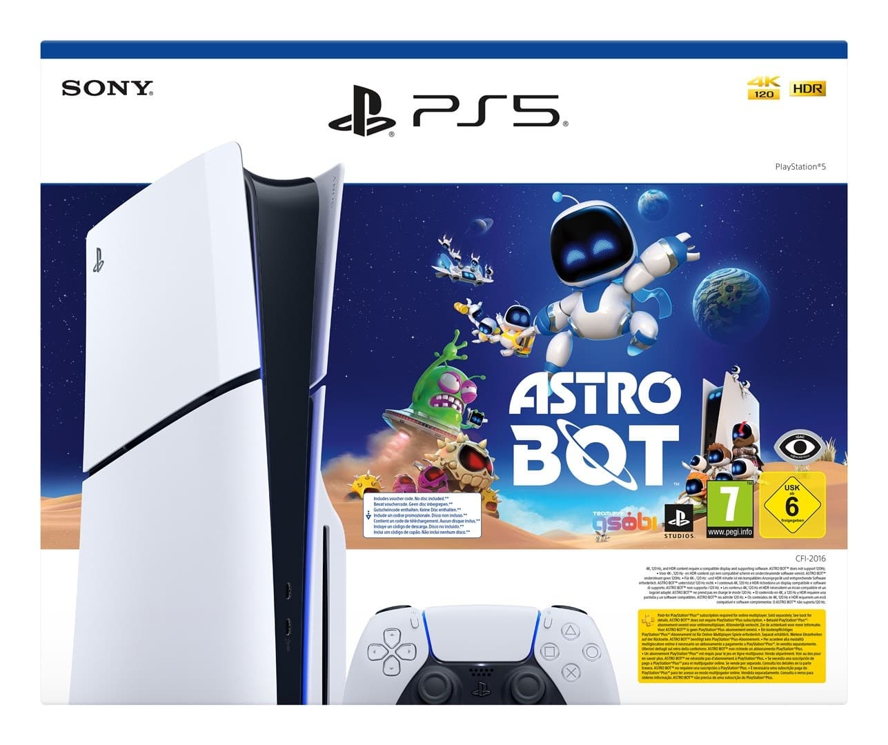 Konsola Sony PlayStation 5 Slim 1TB z grą Astro Bot