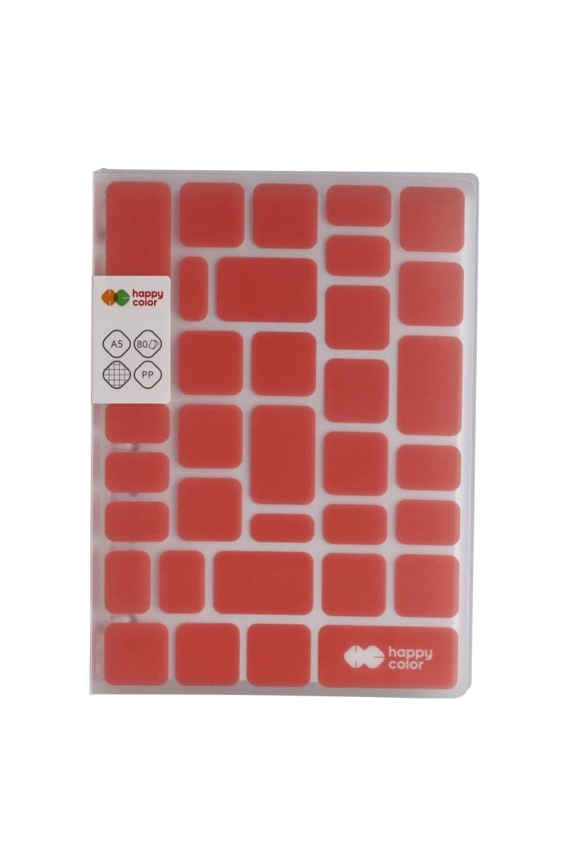 Happy Color Kołobrulion Trend Coral A5 80k kratka 80g/m2