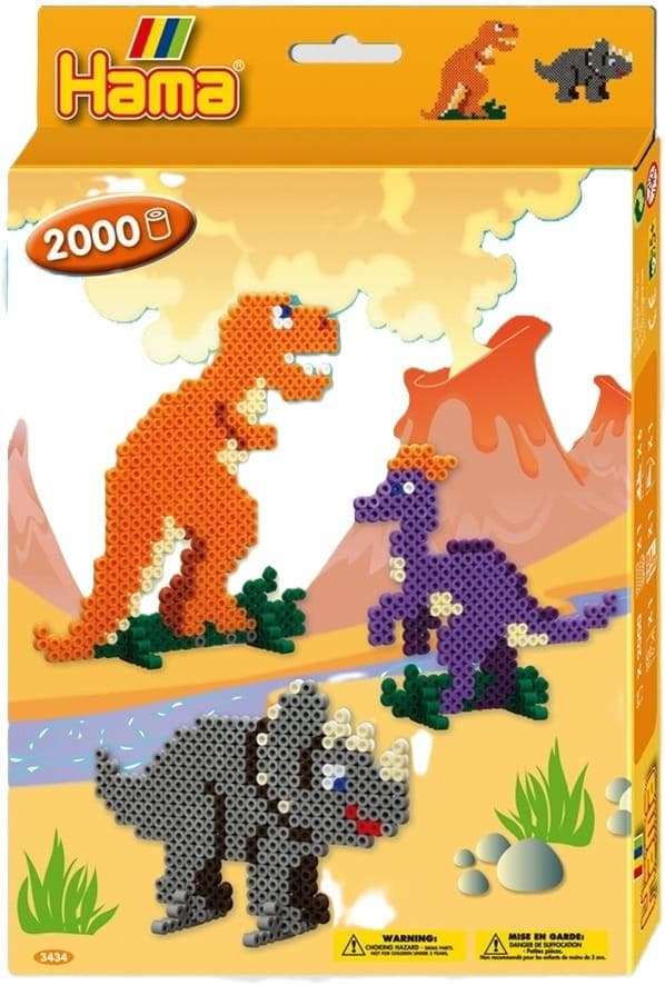 Koraliki Hama Dino 2000 elementów