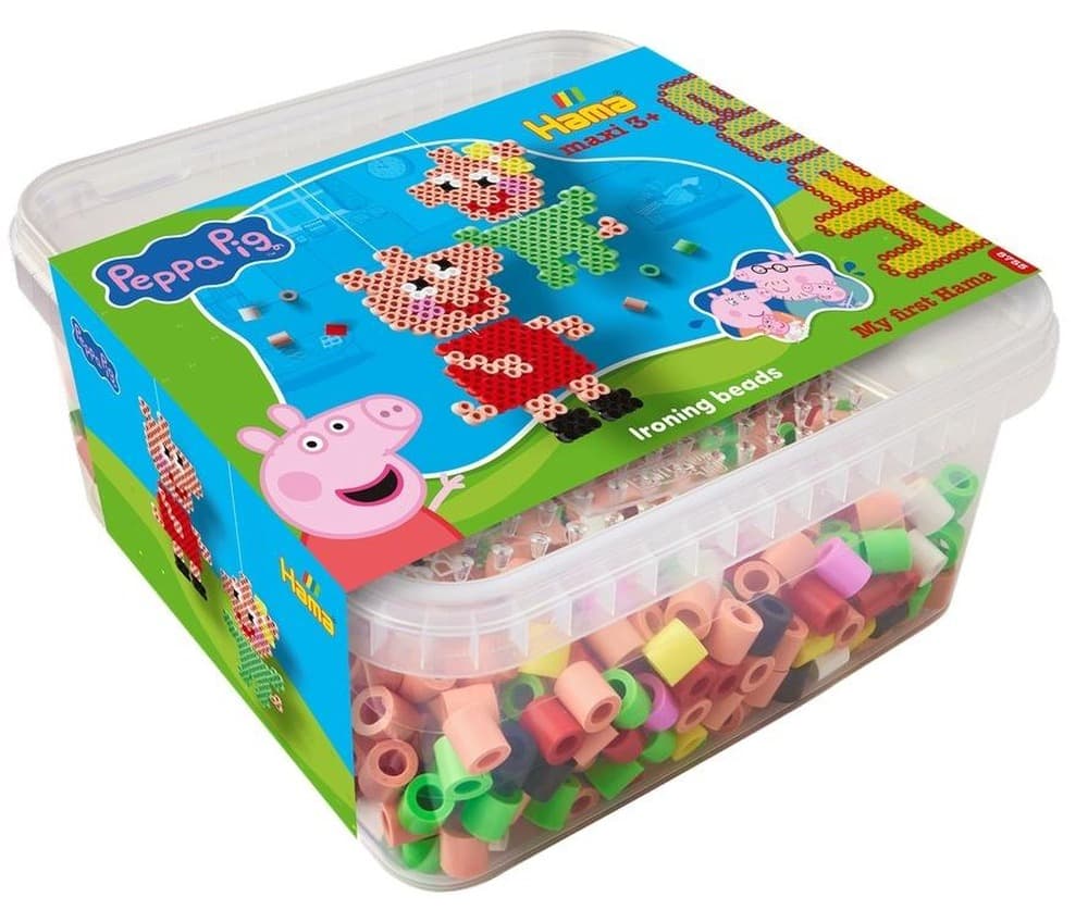 Koraliki Hama Świnka Peppa z tablicą 900 elementów