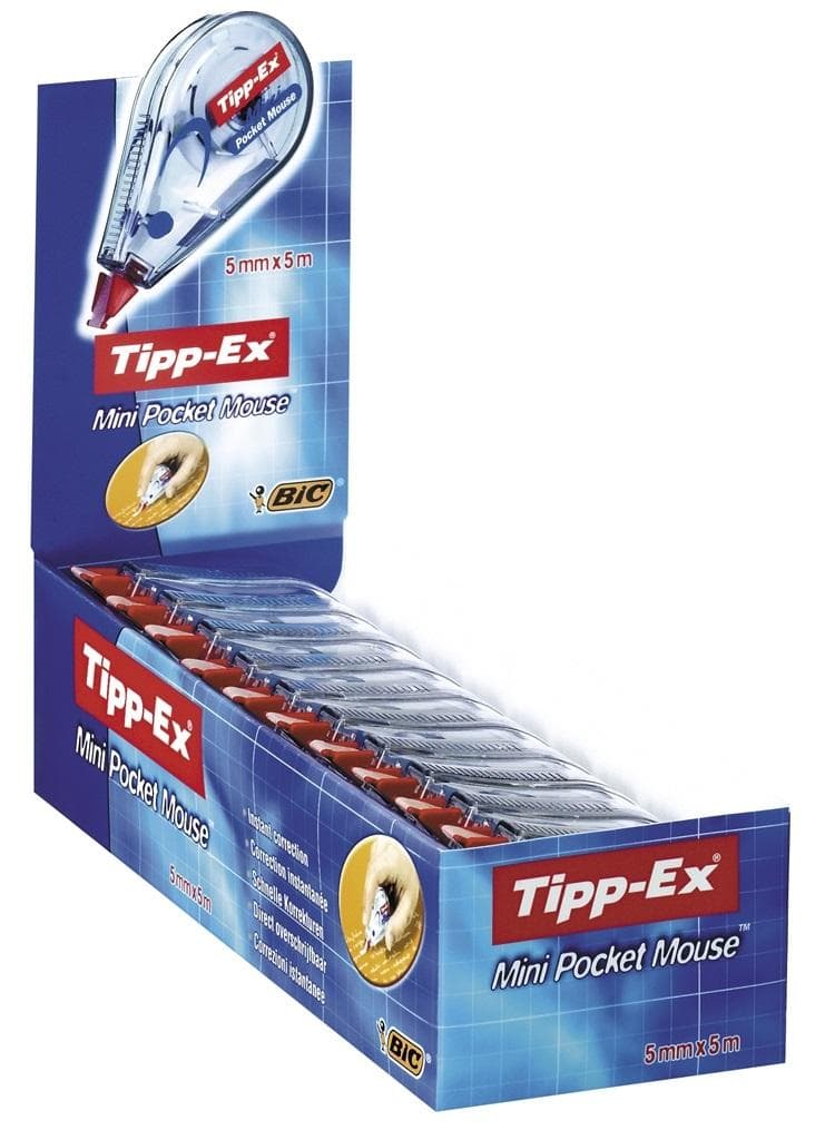 Korektor w taśmie Tipp-Ex Mini Pocket Mouse 10 sztuk