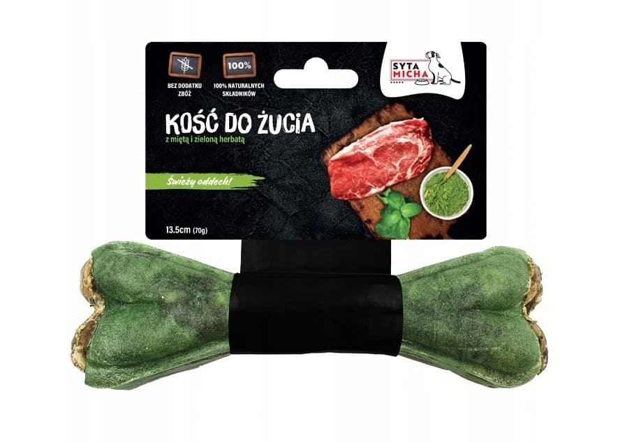 Syta Micha kość do żucia dla psa wspierająca sierść 13,5 cm