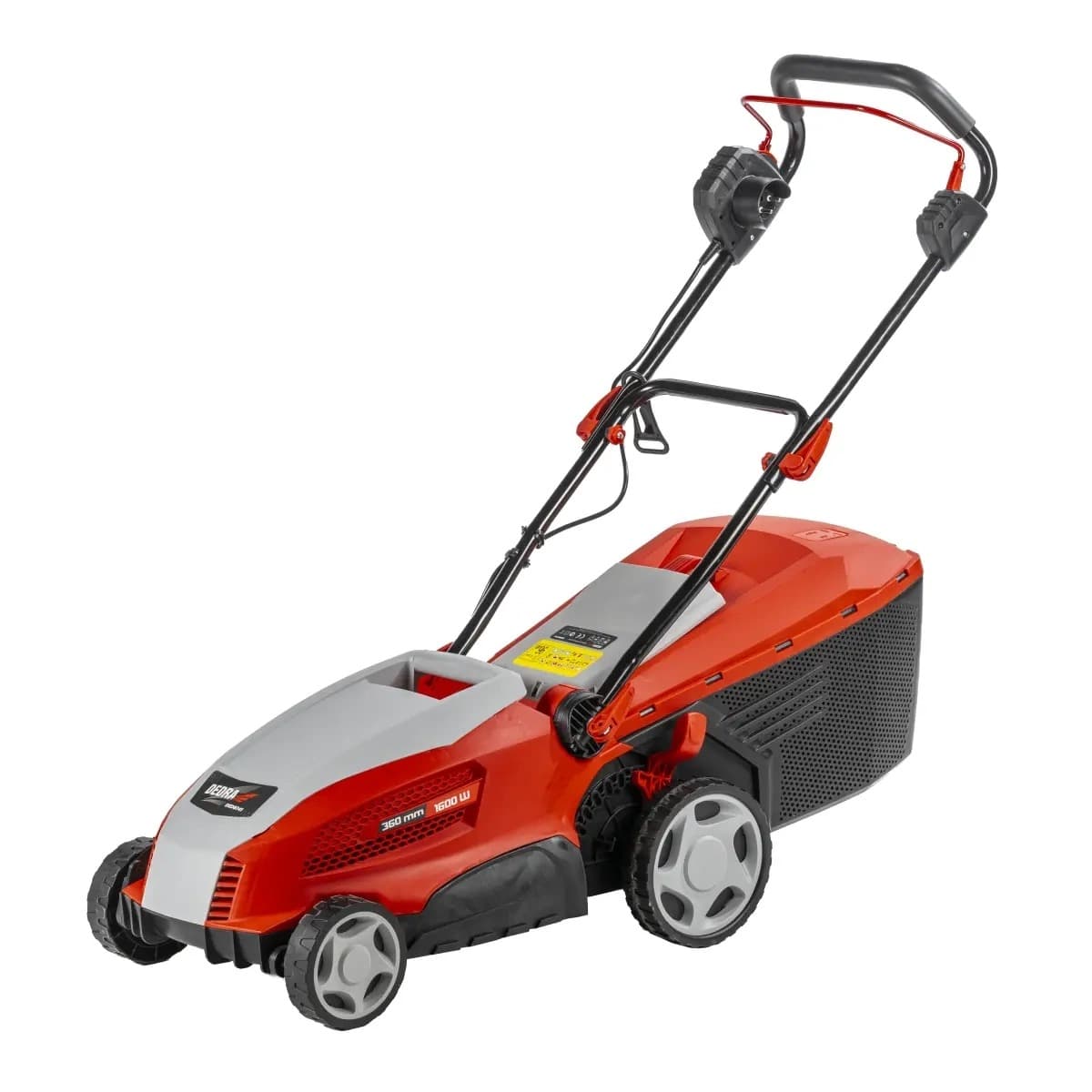 Kosiarka elektryczna 36 cm 1600 W z regulacją wysokości koszenia